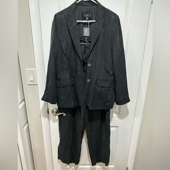 J Crew Cupro Trousers - Picture 1 of 2